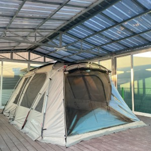 카즈미 뉴아티카 아티카gt 텐트 지퍼식 스모그 투명 우레탄창