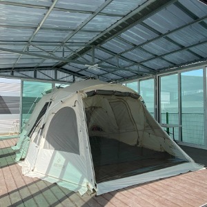 노스피크 옐로우스톤 텐트 지퍼식 스모그 우레탄창