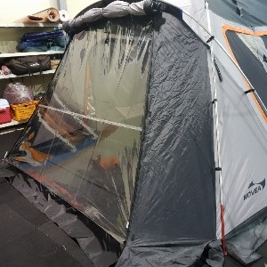 코베아 에버캠프3 텐트 지퍼식 스모그 투명 우레탄창